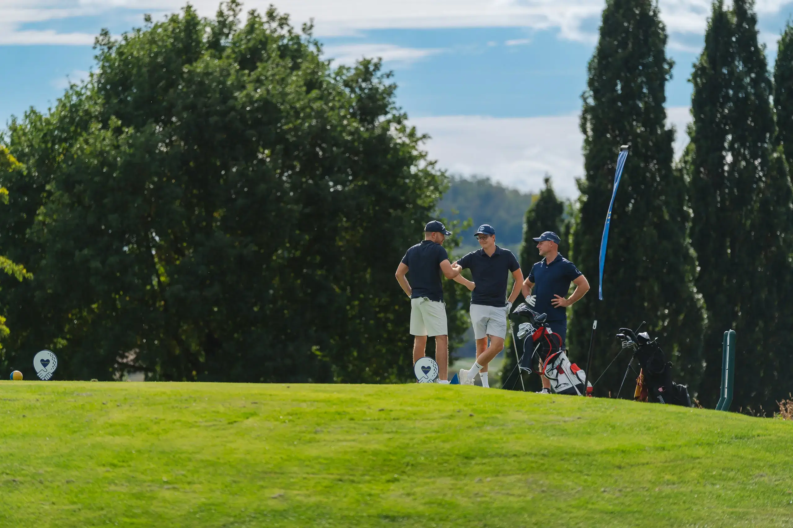 Ein Flight auf dem Golfplatz, fairnetzt Charity Golf Tour 2026 in Groß-Zimmern